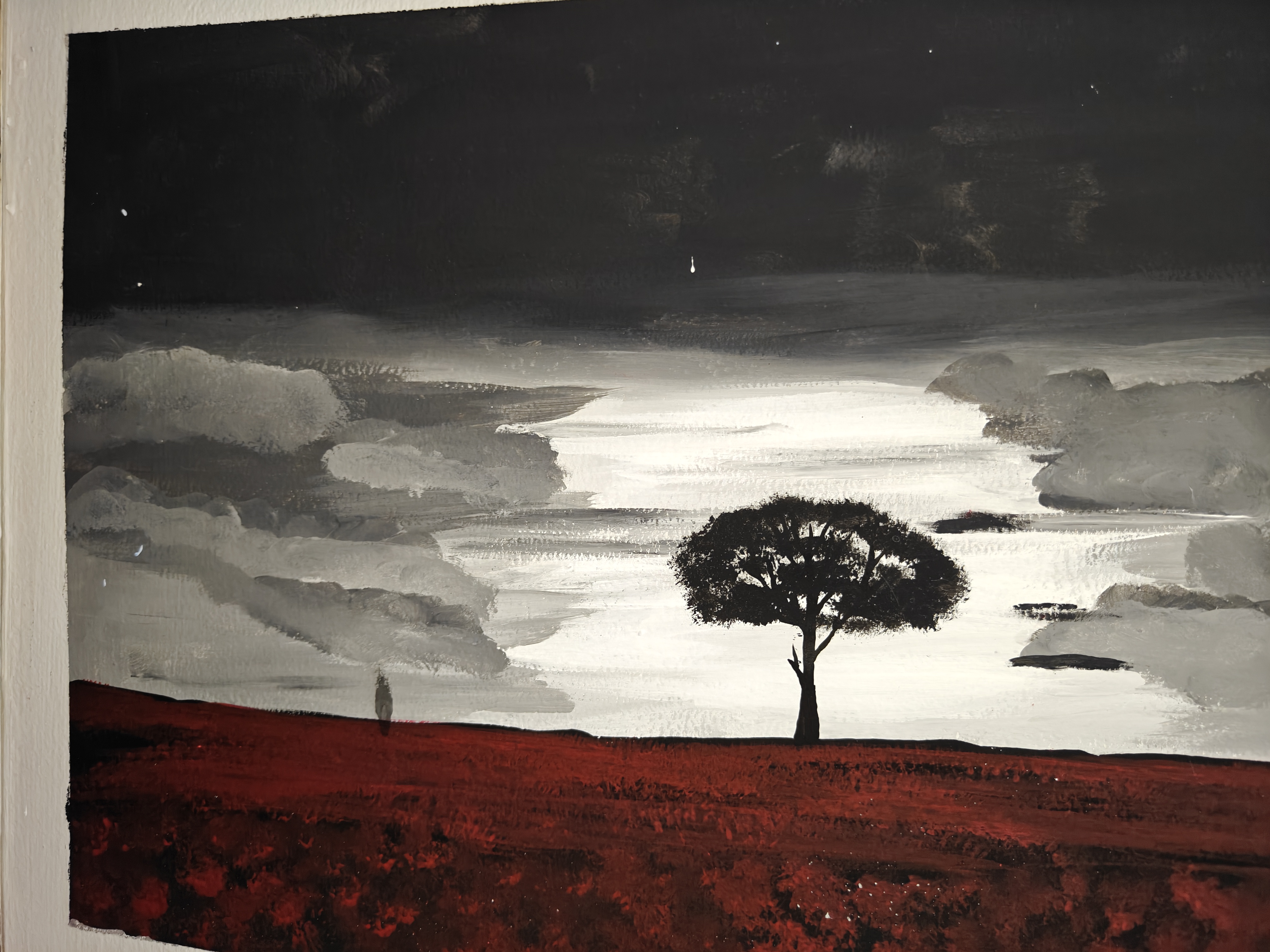 Original large-scale landscape painting